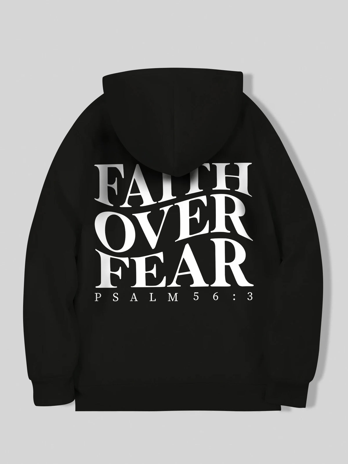 Faith Over Fear Hoodie - Christian Fleece Pullover
