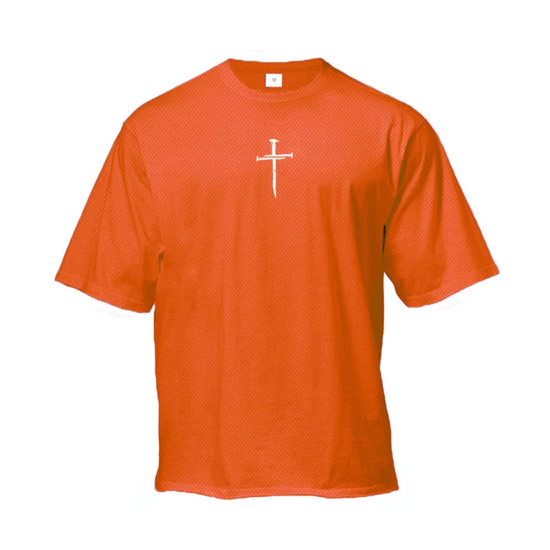 Minimalist Chest Cross T-Shirt