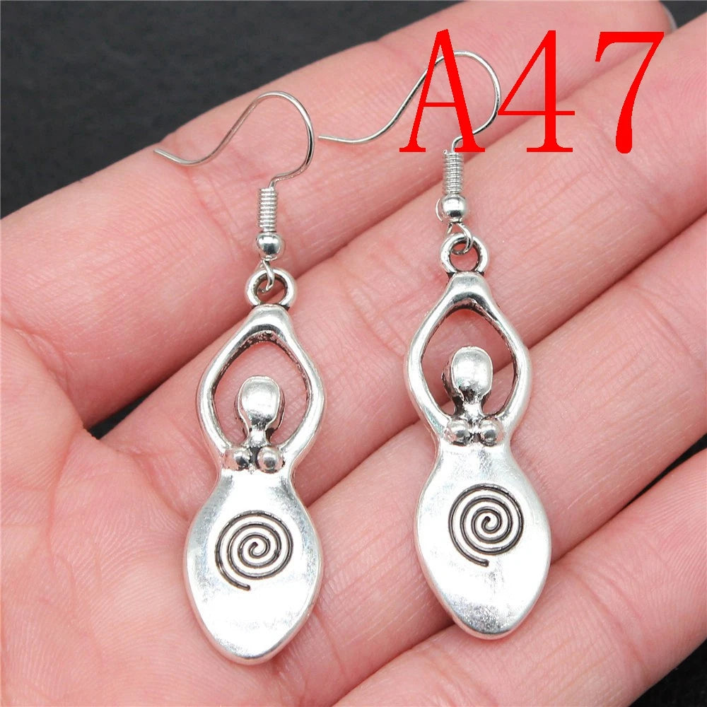 Multi-Style Christian Symbol Drop Earring