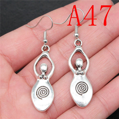 Multi-Style Christian Symbol Drop Earring