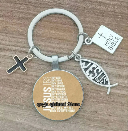 Christian Medallion Keyring Collection