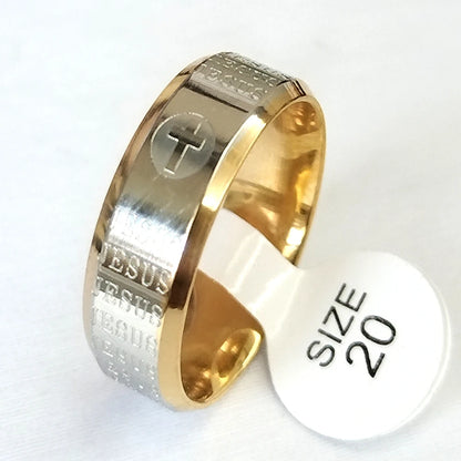 Christian Themed Metal Ring Collection
