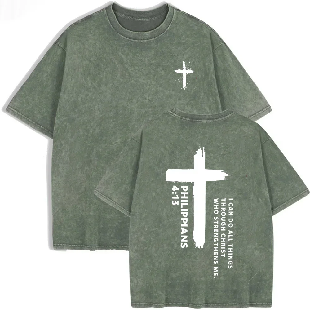 Vintage Cross Bible Verse T-Shirt