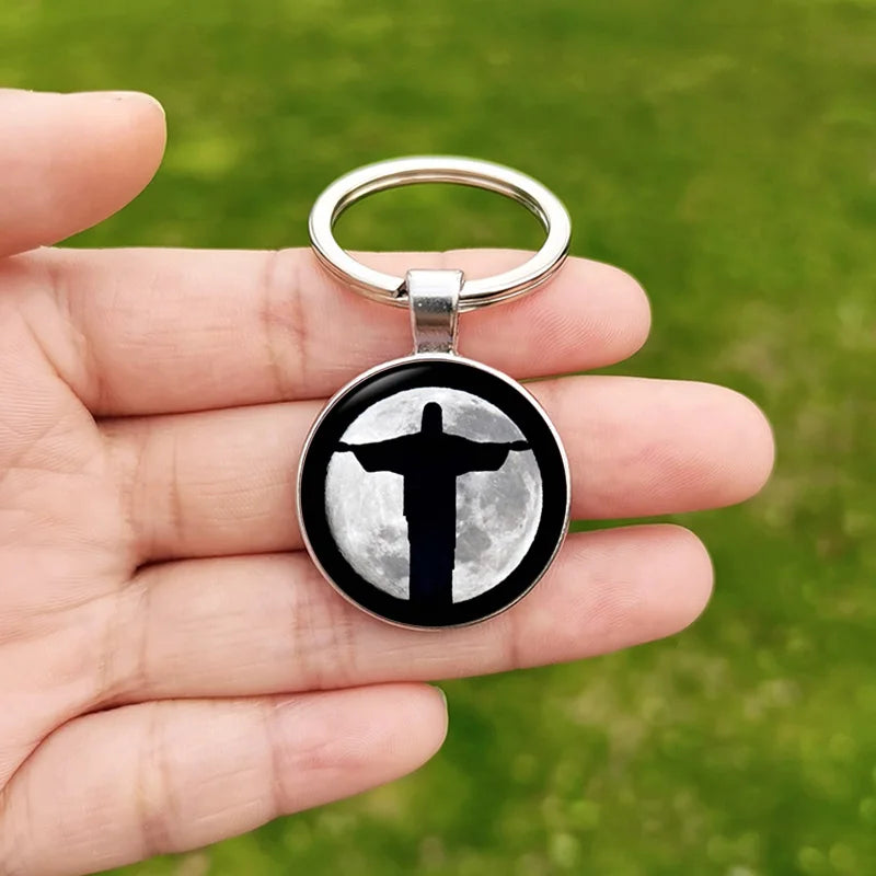 Devotional Medallion Keyring