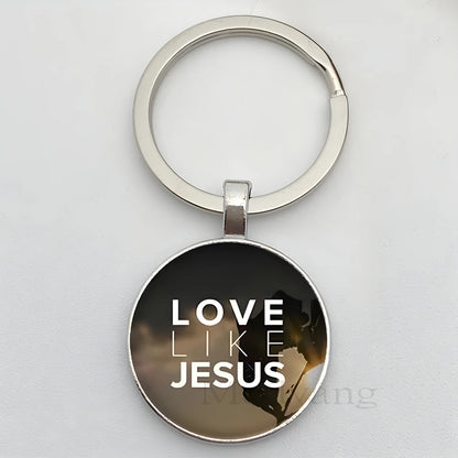 Eu amo Jesus chaveiro