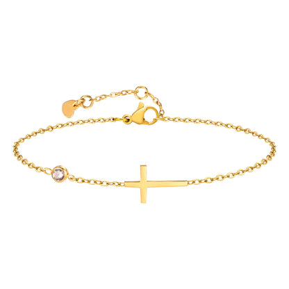 Minimalist Sideways Cross