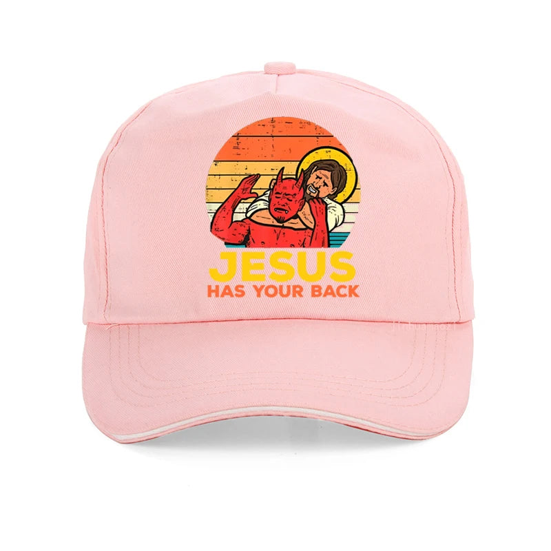 Jesus Has Your Back Cap 