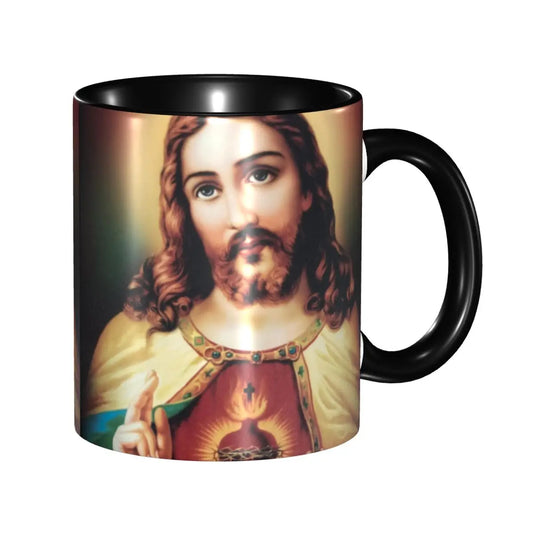 Caneca de Cerâmica Jesus Rei dos Reis