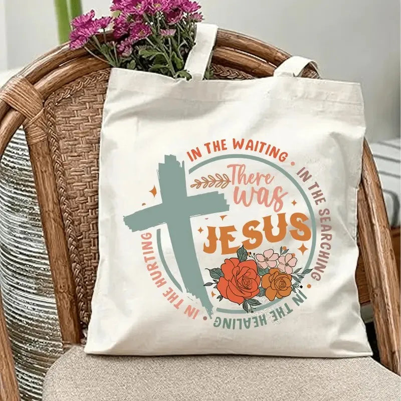 Jesus Tote Bag with Verse