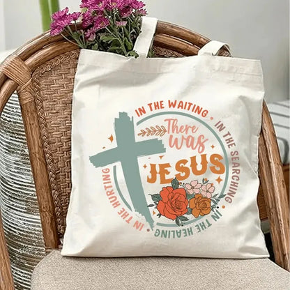 Jesus Tote Bag with Verse