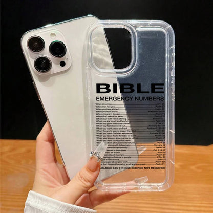 Bible Verse Design iPhone Case 
