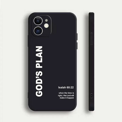 God’s Plan Verse iPhone Case 