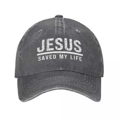 Jesus Saved My Life Cap