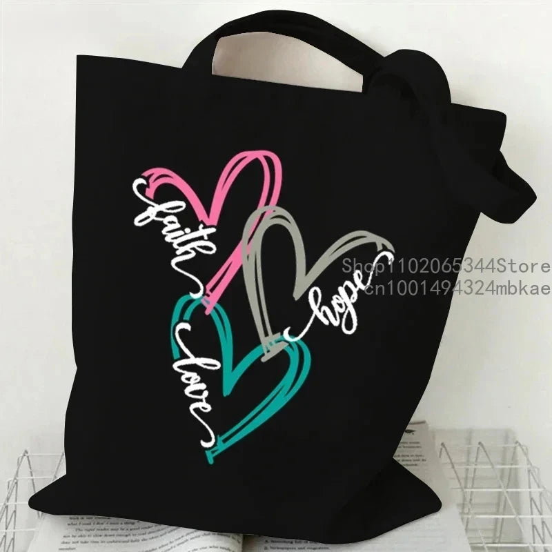 Modern Faith Statement Tote Bag