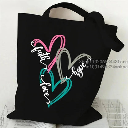 Modern Faith Statement Tote Bag