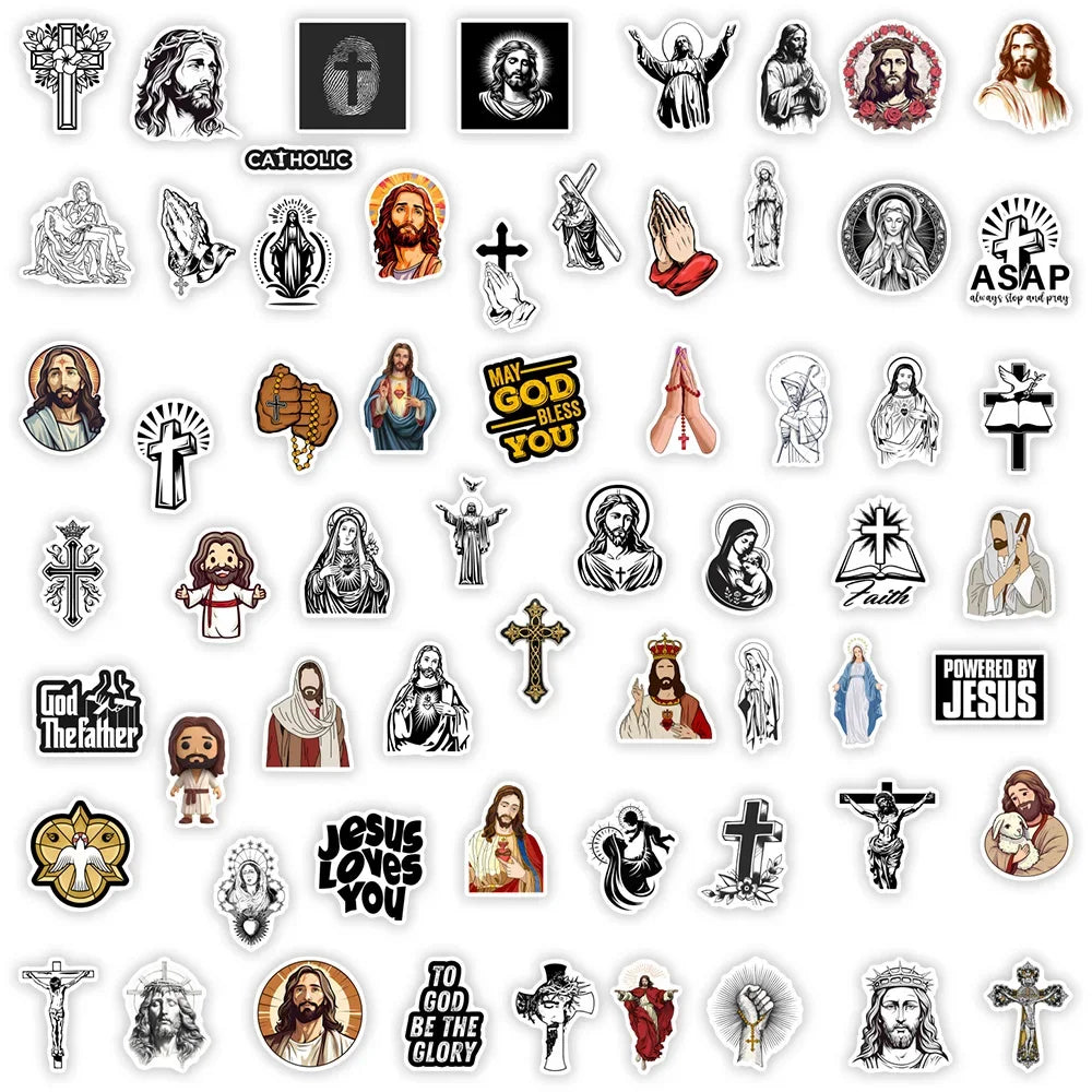 Jesus Bible God Stickers 