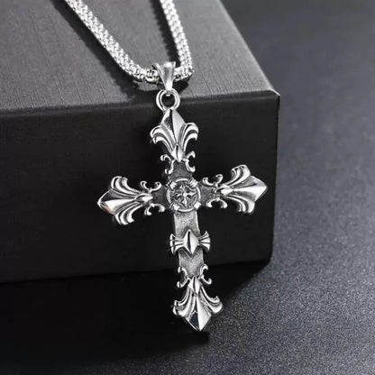 Christian Cross Necklace and Bracelet Set