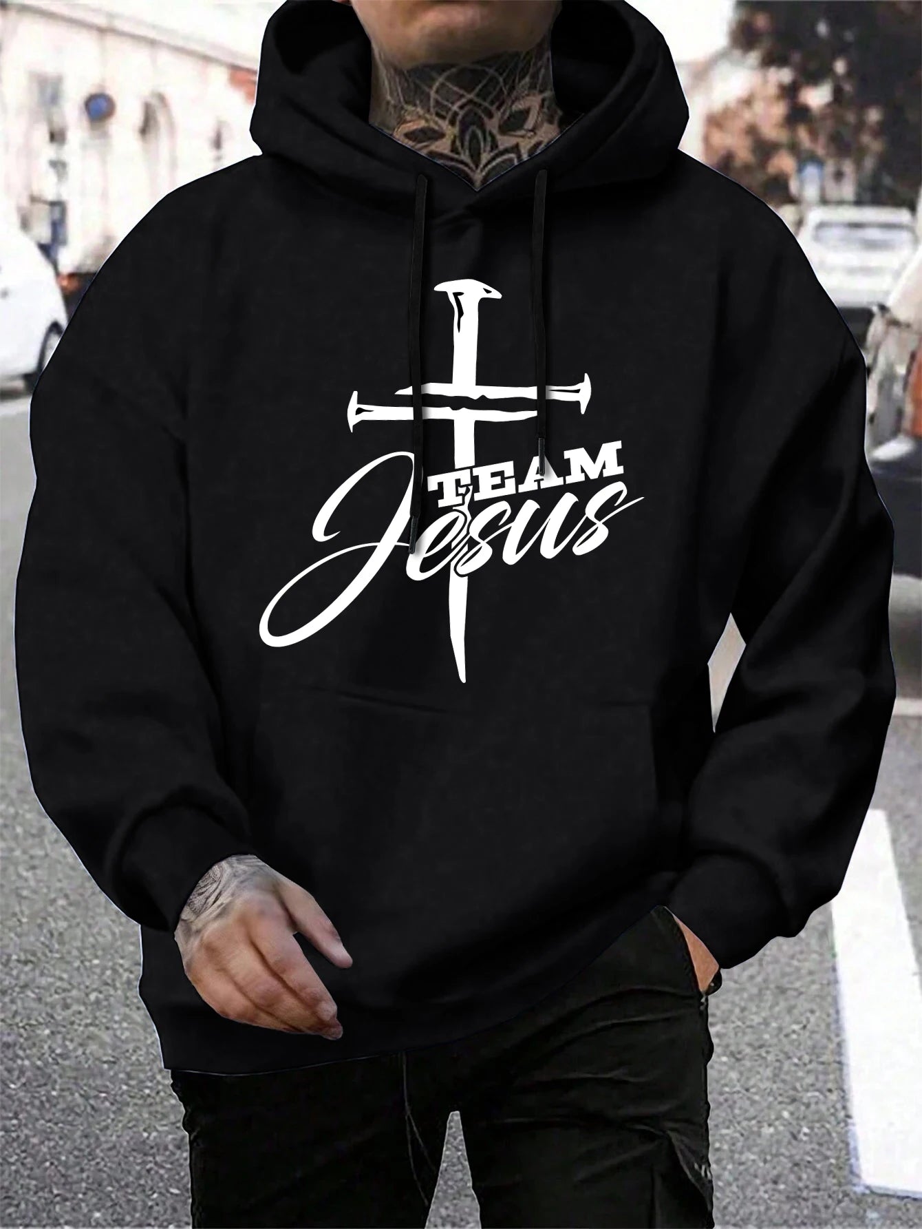Team Jesus Letter Sweatshirt 