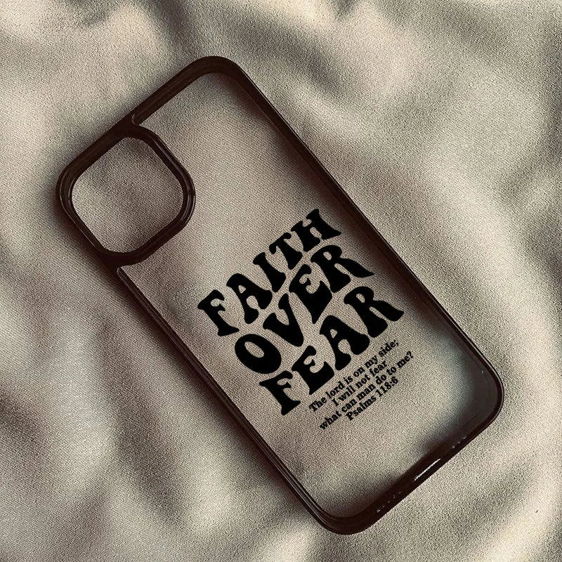 Faith Over Fear iPhone Case