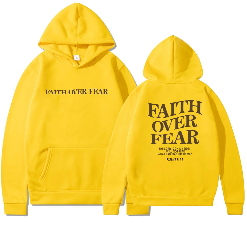 Faith Over Fear Oversized Hoodie