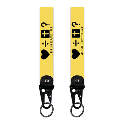 Jesus Strap Keyring