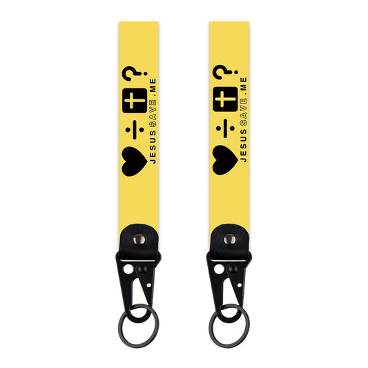 Jesus Strap Keyring