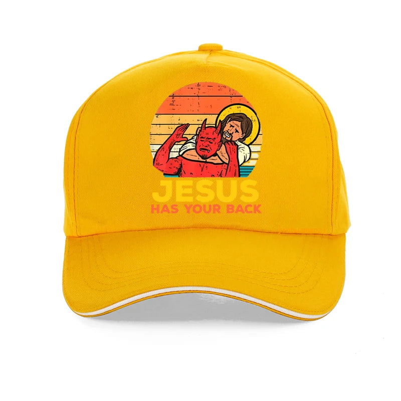 Jesus Has Your Back Cap 
