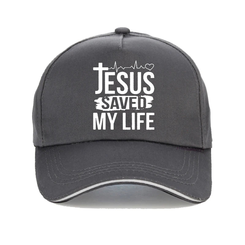 Jesus Saved My Life Vibrant Cap