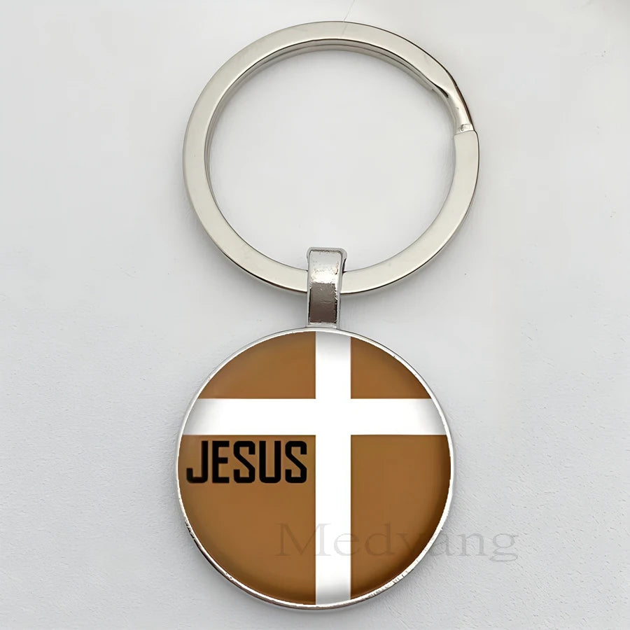 Eu amo Jesus chaveiro