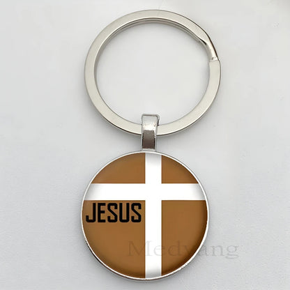 Eu amo Jesus chaveiro