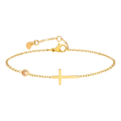 Minimalist Sideways Cross