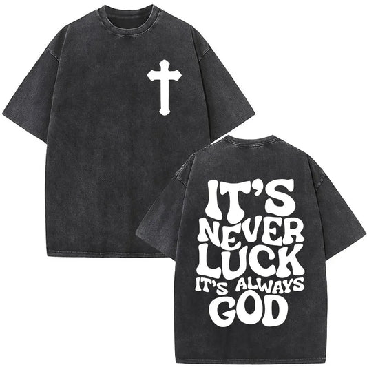Camisa lavada Jesus cristão é rei