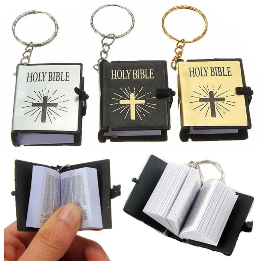 Miniature Holy Bible Keyring