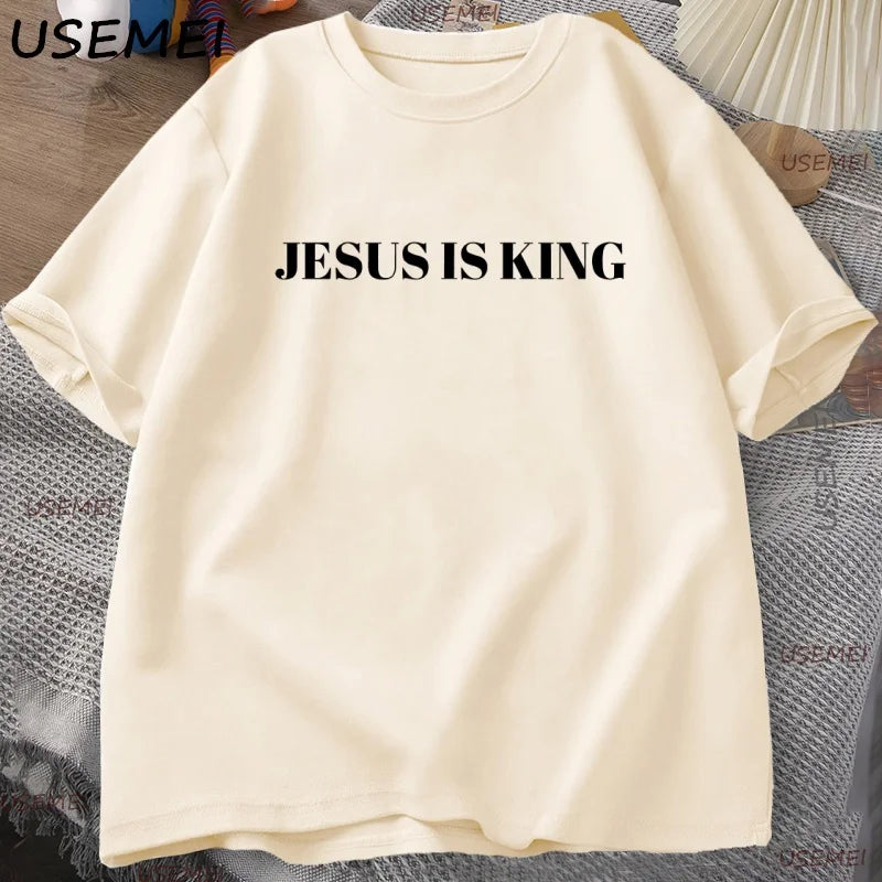 Camiseta Jesus é Rei para Homens