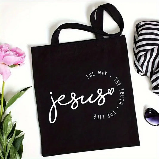 Minimalist Scripture Tote Bag