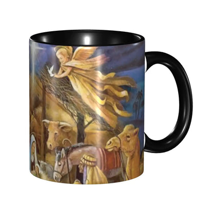 Gesù chiama tazza di ceramica cristiana