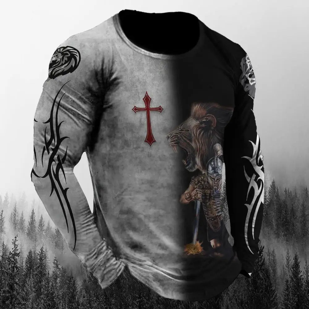 Religious Casual Long Sleeve Shirts 