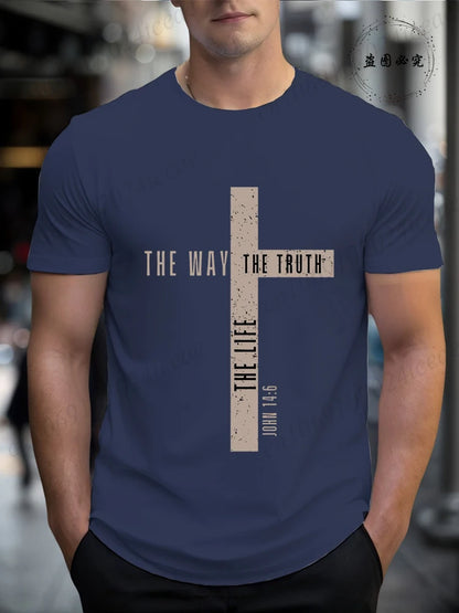 Camisa de algodão João 14:6