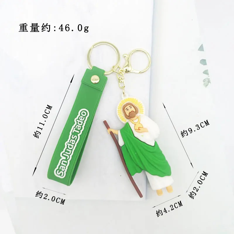 Soft PVC Devotional Keyrings