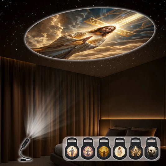 Christian Faith Projection Night Light