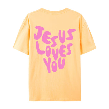 Jesus Loves Me Cotton T-Shirt 