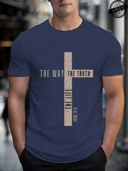 Camisa de algodão João 14:6
