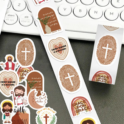 Christian Jesus Roll Stickers
