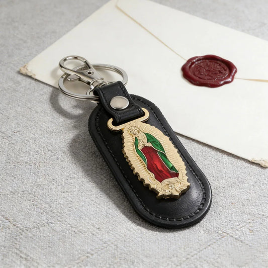 Portachiavi con ciondolo icona Guadalupe