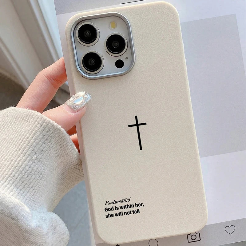 Cross & Scripture Phone Case