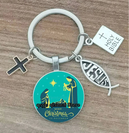 Christian Medallion Keyring Collection