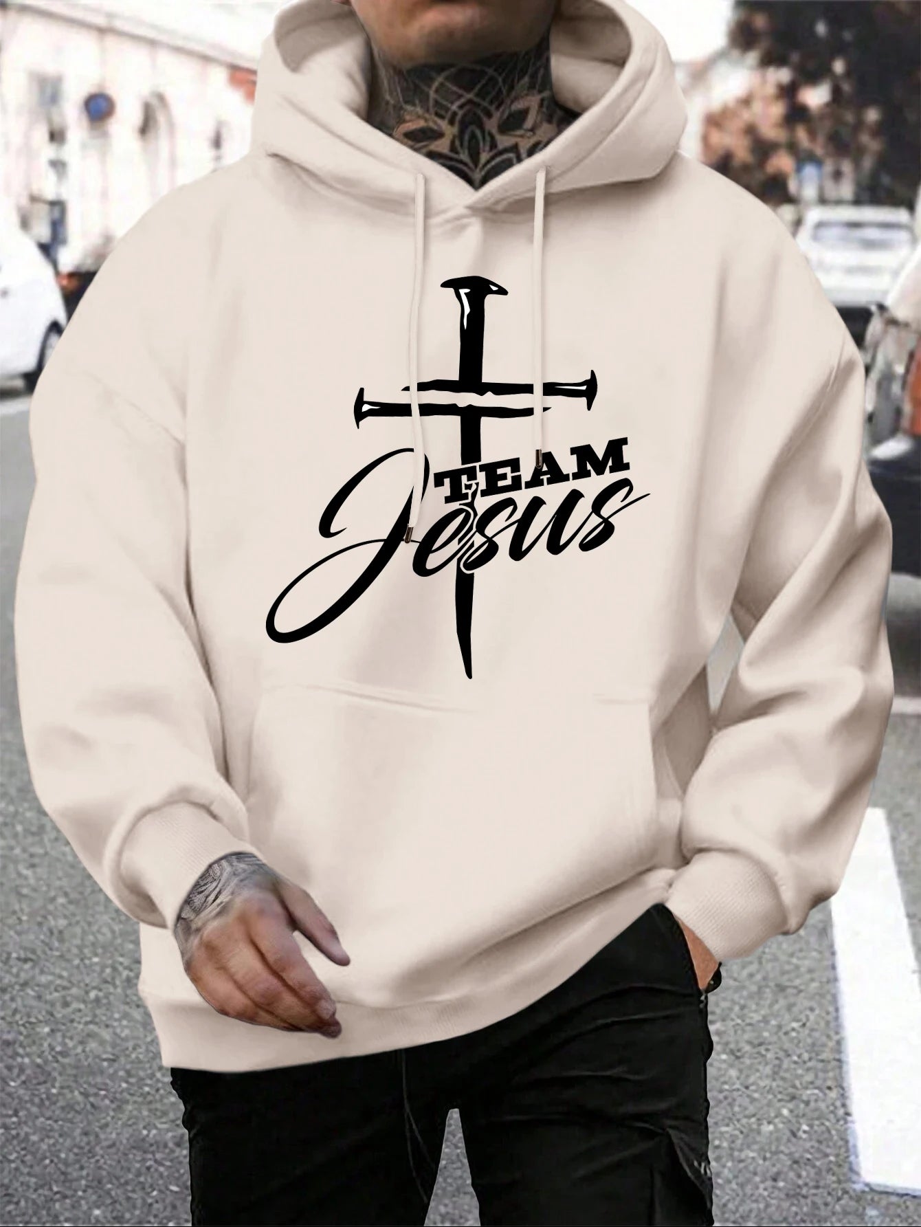 Team Jesus Letter Sweatshirt 