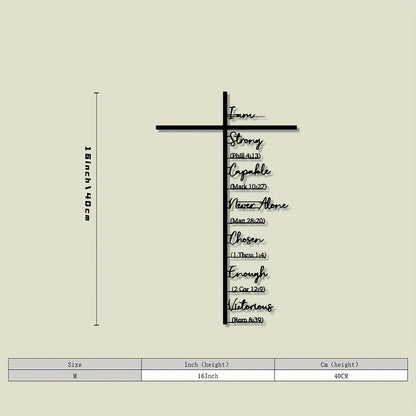 Metal Cross Wall Decoration 