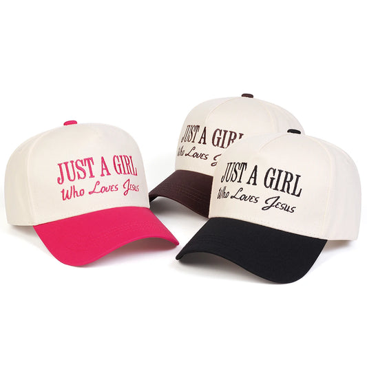 Just a Girl Who Loves Jesus Cap