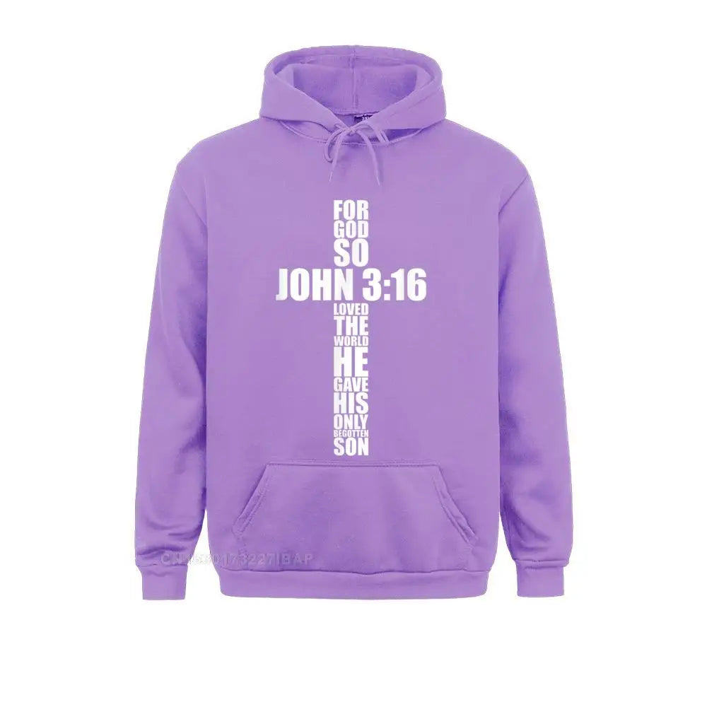 John 3:16 Christian Hoodie 